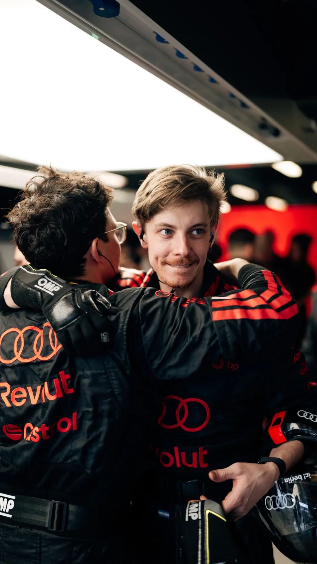 Audi Revolut F1® Team celebrating result at Austrailian GP