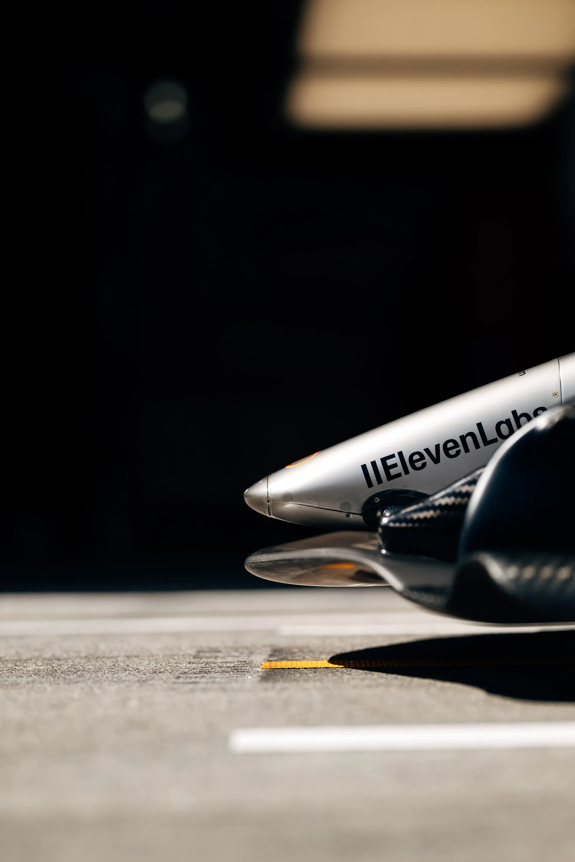 Detail shot of the front wings of the  Audi Revolut F1® Team car at Suzuka GP in Japan