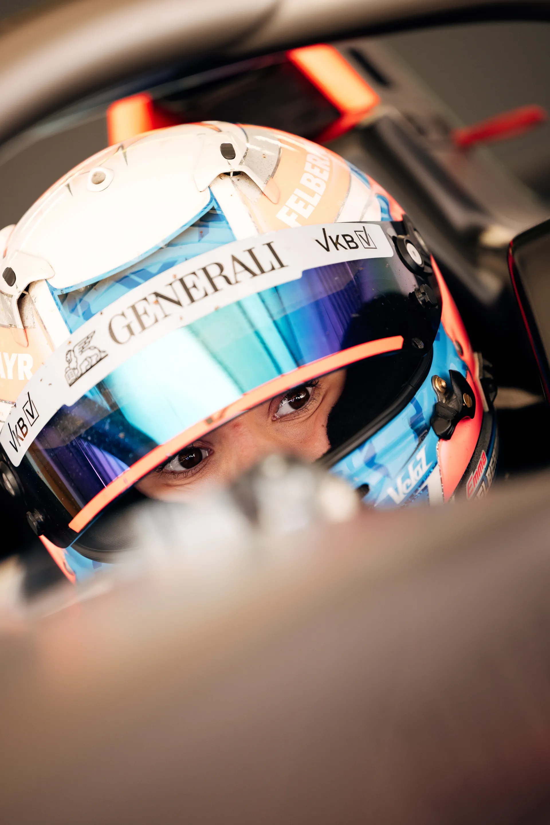 Emma Felbermayr representing the Audi Revolut F1® Team in F1 Academy
