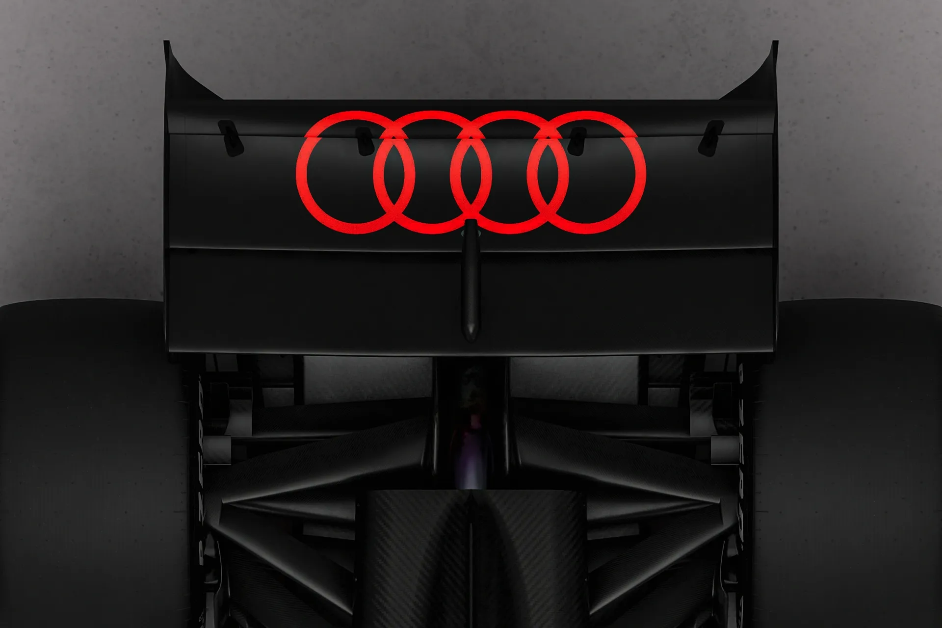 Audi Rings Logo on the new Audi Revolut  F1® Car